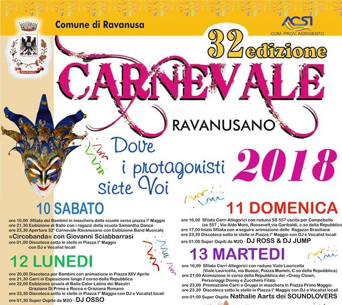 Ravanusa 32ª Edizione Del Carnevale: Tutto Pronto Per Scatenare La 